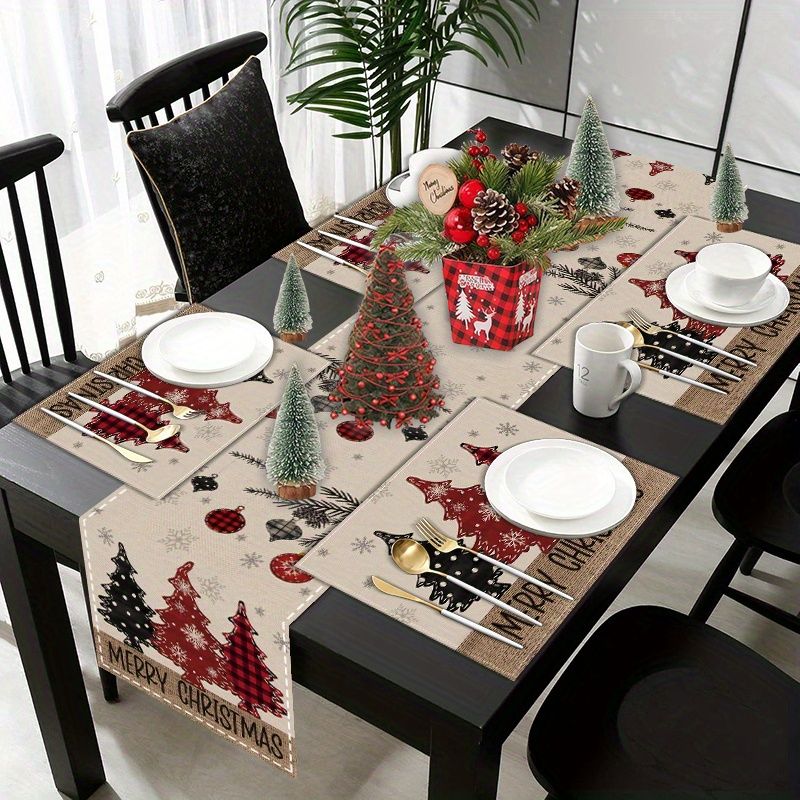 American Country Christmas Tab - Christmas Table Runner บทวิจารณ์และราคา