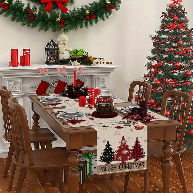 American Country Christmas Tab - Christmas Table Runner บทวิจารณ์และราคา