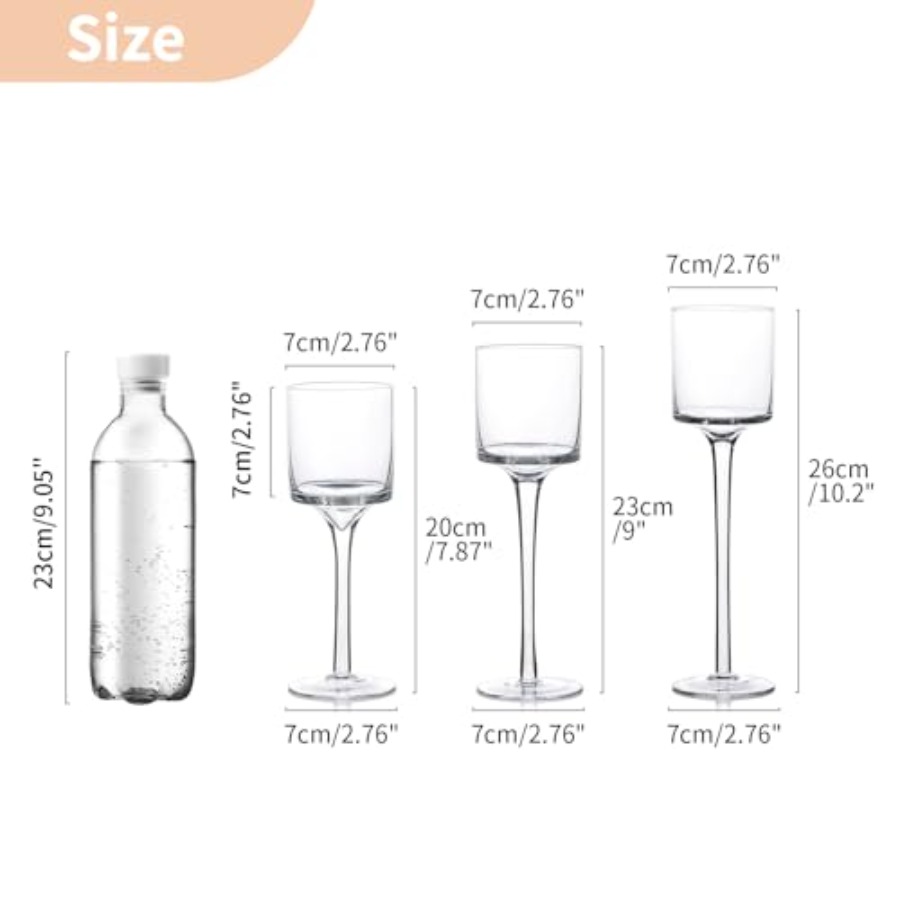 Glass Tealight Candle Holders: - Holiday Candle Set บทวิจารณ์และราคา