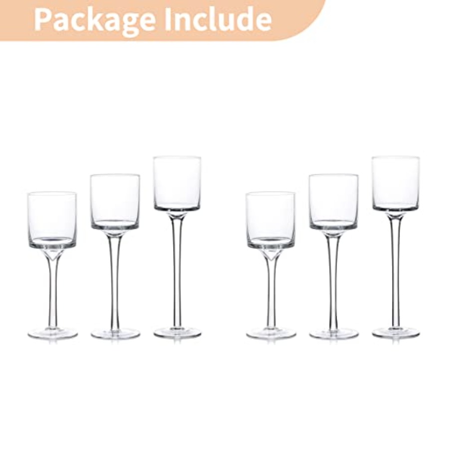 Glass Tealight Candle Holders: - Holiday Candle Set บทวิจารณ์และราคา