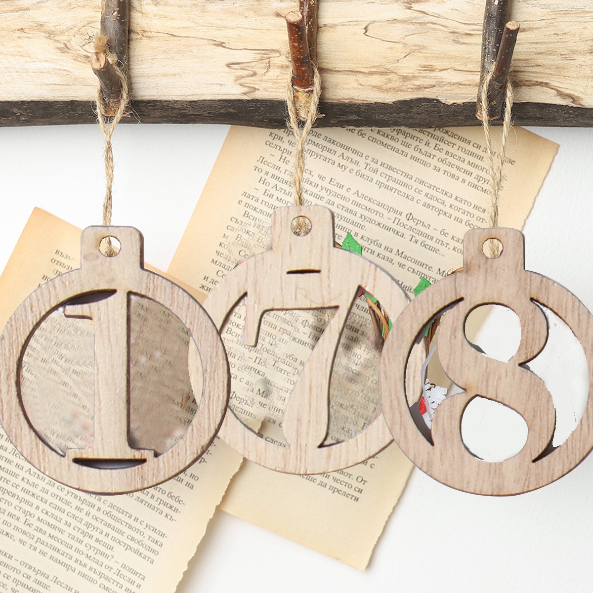 Number 1-25 Digital Wooden Chr - Advent Calendar Gift บทวิจารณ์และราคา