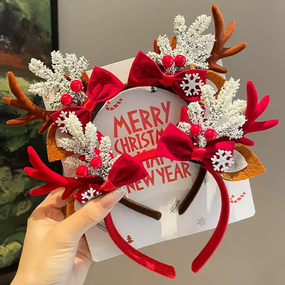Cute Hair Accessories Environm - Reindeer Antlers Headband บทวิจารณ์และราคา