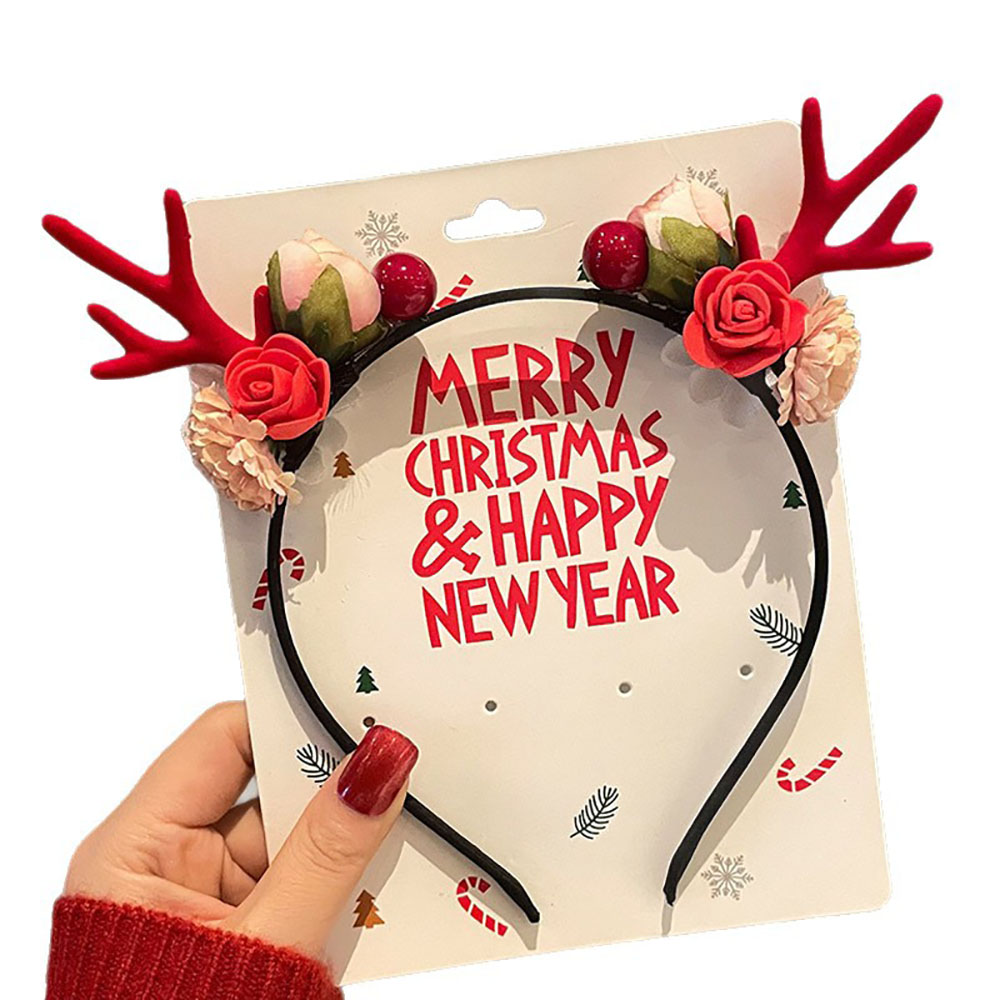 Cute Hair Accessories Environm - Reindeer Antlers Headband บทวิจารณ์และราคา