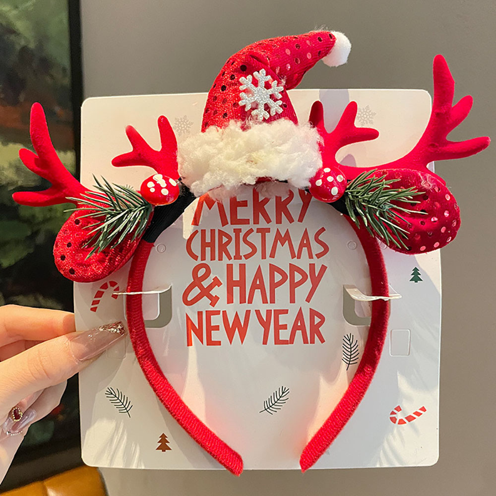Cute Hair Accessories Environm - Reindeer Antlers Headband บทวิจารณ์และราคา