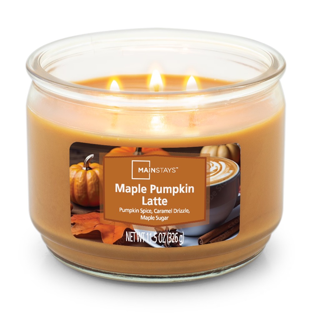 Maple Pumpkin Latte Scented Tr - Holiday Candle Set บทวิจารณ์และราคา