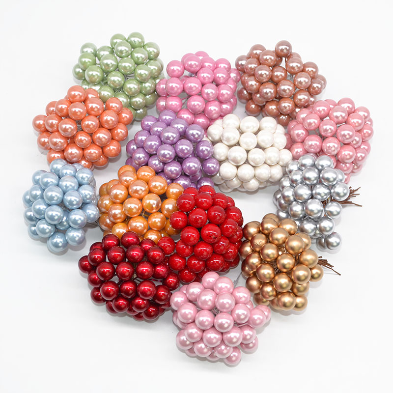 100/200pcs Pearl Stamens Mini  - Christmas Wreath Fake บทวิจารณ์และราคา