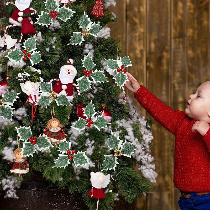 10 Pcs Artificial Holly Berrie - Christmas Wreath Fake บทวิจารณ์และราคา