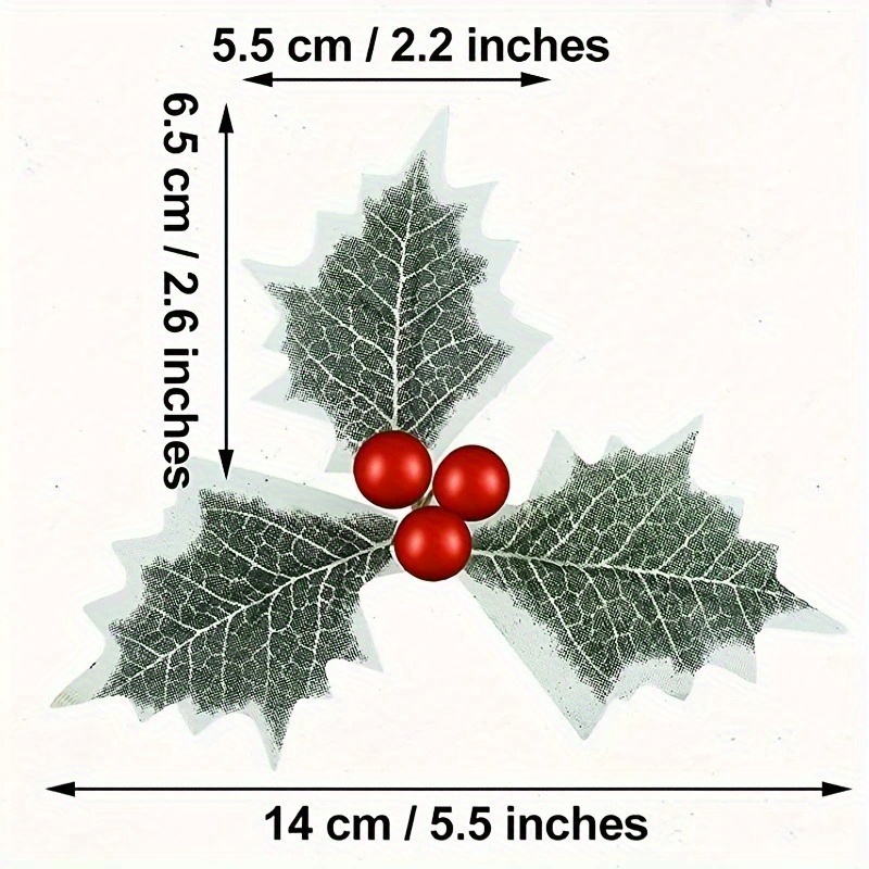 10 Pcs Artificial Holly Berrie - Christmas Wreath Fake บทวิจารณ์และราคา