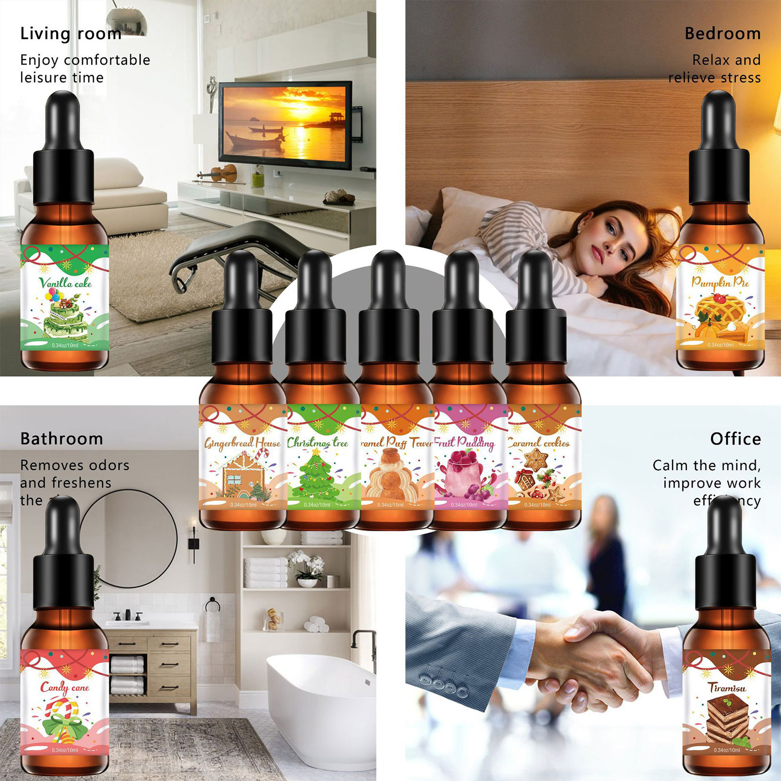 Christmas Fragrance Oil Bakery - Holiday Candle Set บทวิจารณ์และราคา
