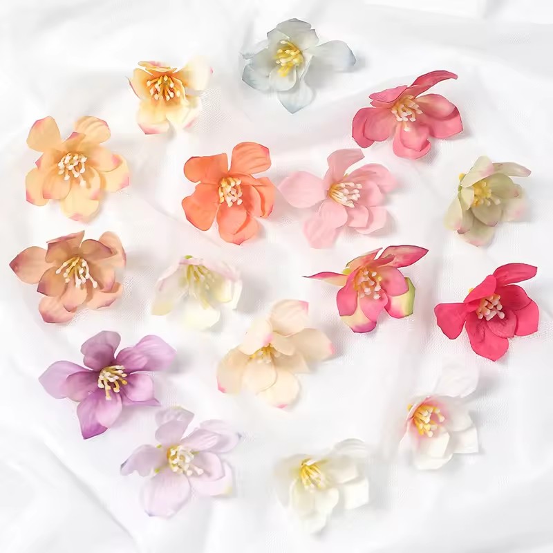 50Pcs 5cm Artificial Rose Flow - Christmas Wreath Fake บทวิจารณ์และราคา