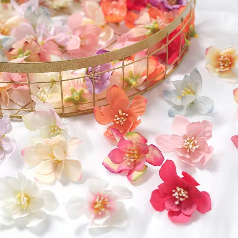 50Pcs 5cm Artificial Rose Flow - Christmas Wreath Fake บทวิจารณ์และราคา
