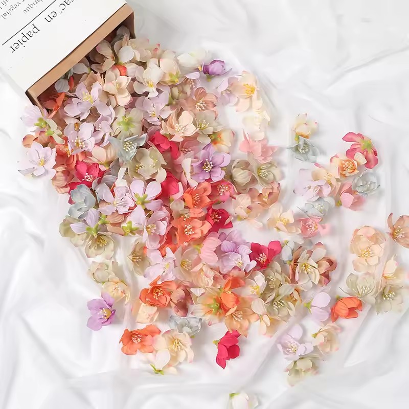 50Pcs 5cm Artificial Rose Flow - Christmas Wreath Fake บทวิจารณ์และราคา