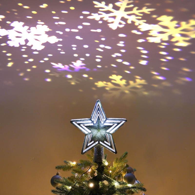 LED Projection Tree Topper Sta - Star Tree Topper บทวิจารณ์และราคา