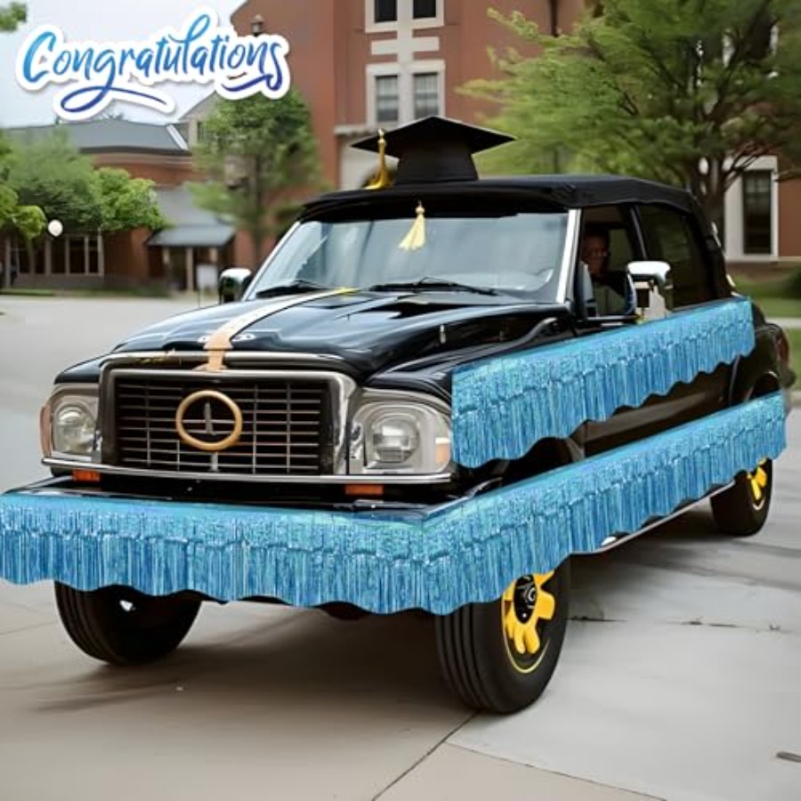 6 Pack Blue Foil Fringe Garlan - Tinsel Garland Decoration บทวิจารณ์และราคา