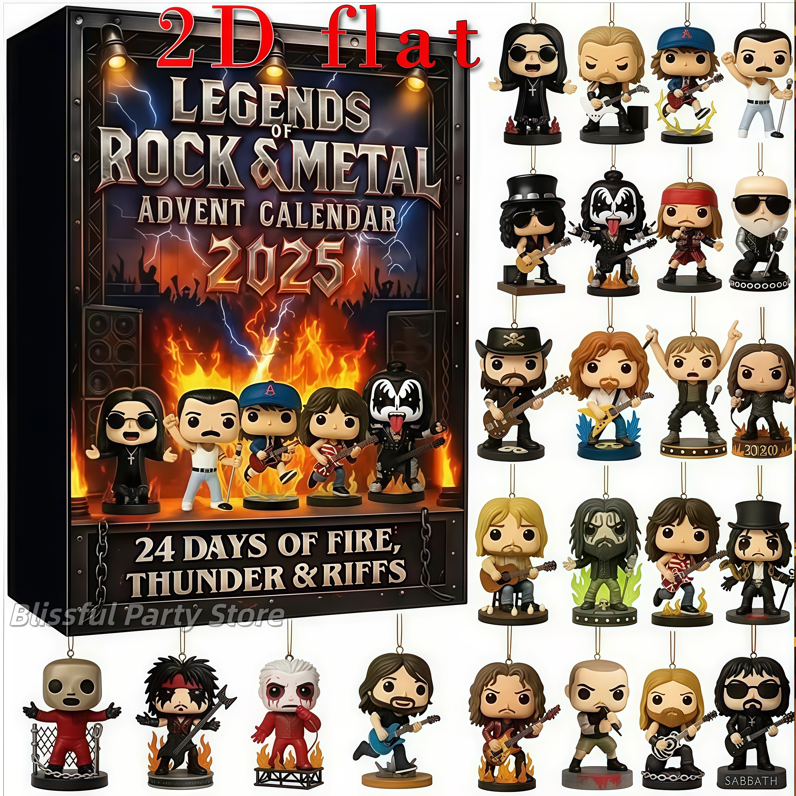 Rock and Metal Advent Calendar - Advent Calendar Gift บทวิจารณ์และราคา