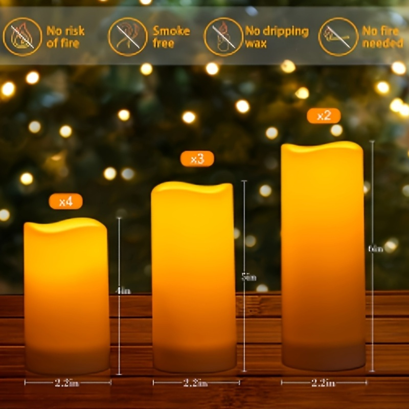 72-Piece Flameless Flickering  - Holiday Candle Set บทวิจารณ์และราคา