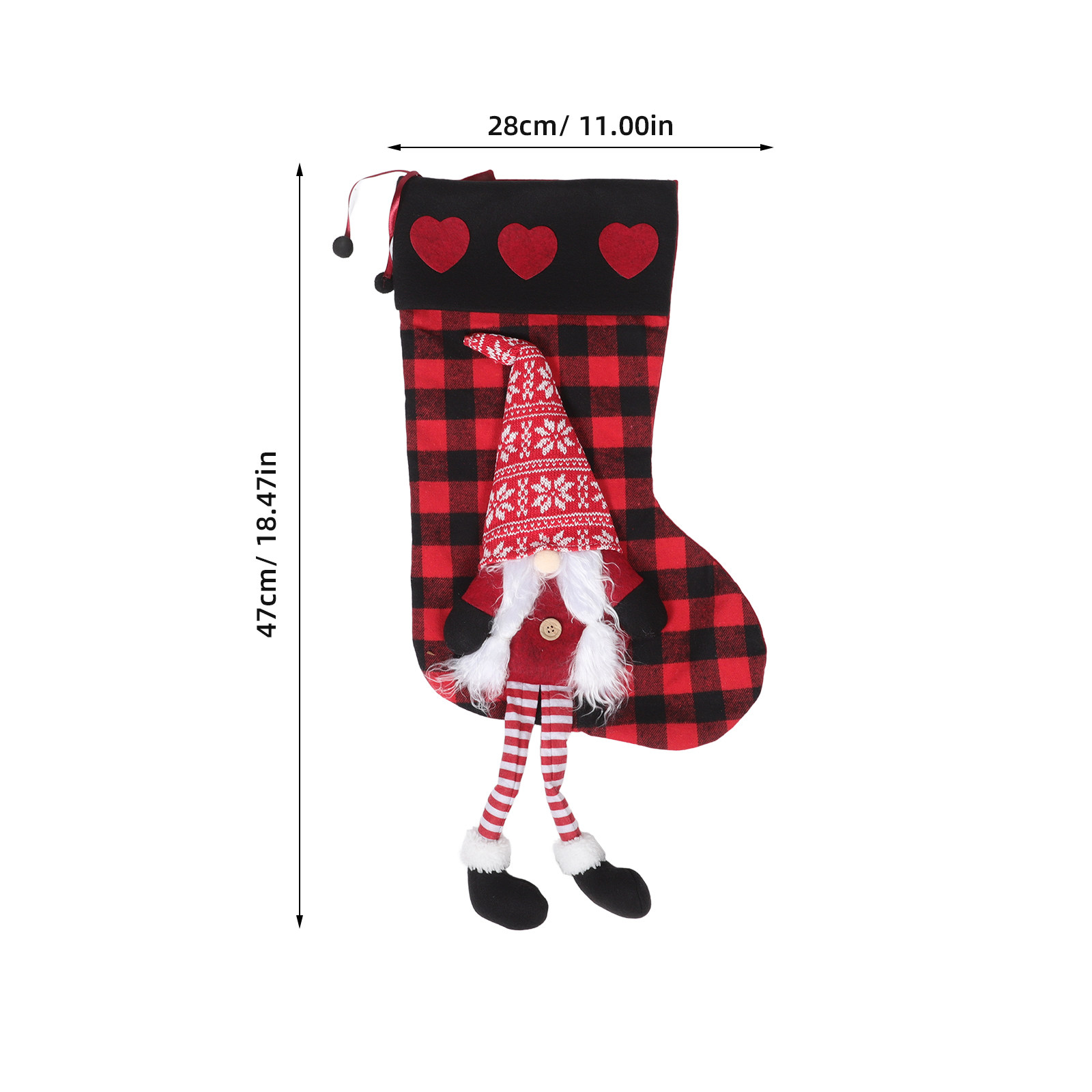 Plaid Christmas Stockings with - Christmas Stocking Hanging บทวิจารณ์และราคา