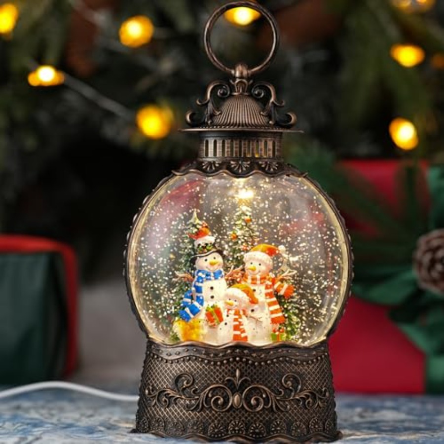 Snow Globe with, Light Up Chri - Snow Globe Musical บทวิจารณ์และราคา