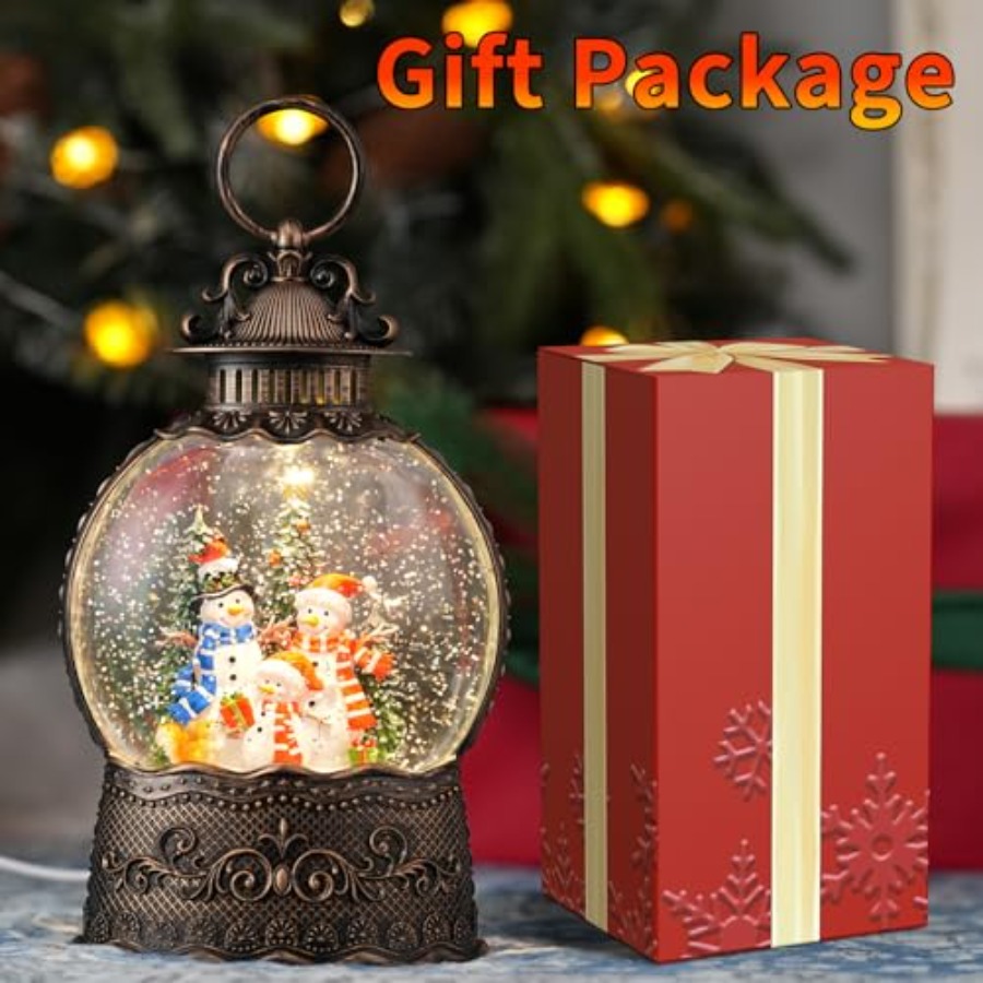 Snow Globe with, Light Up Chri - Snow Globe Musical บทวิจารณ์และราคา