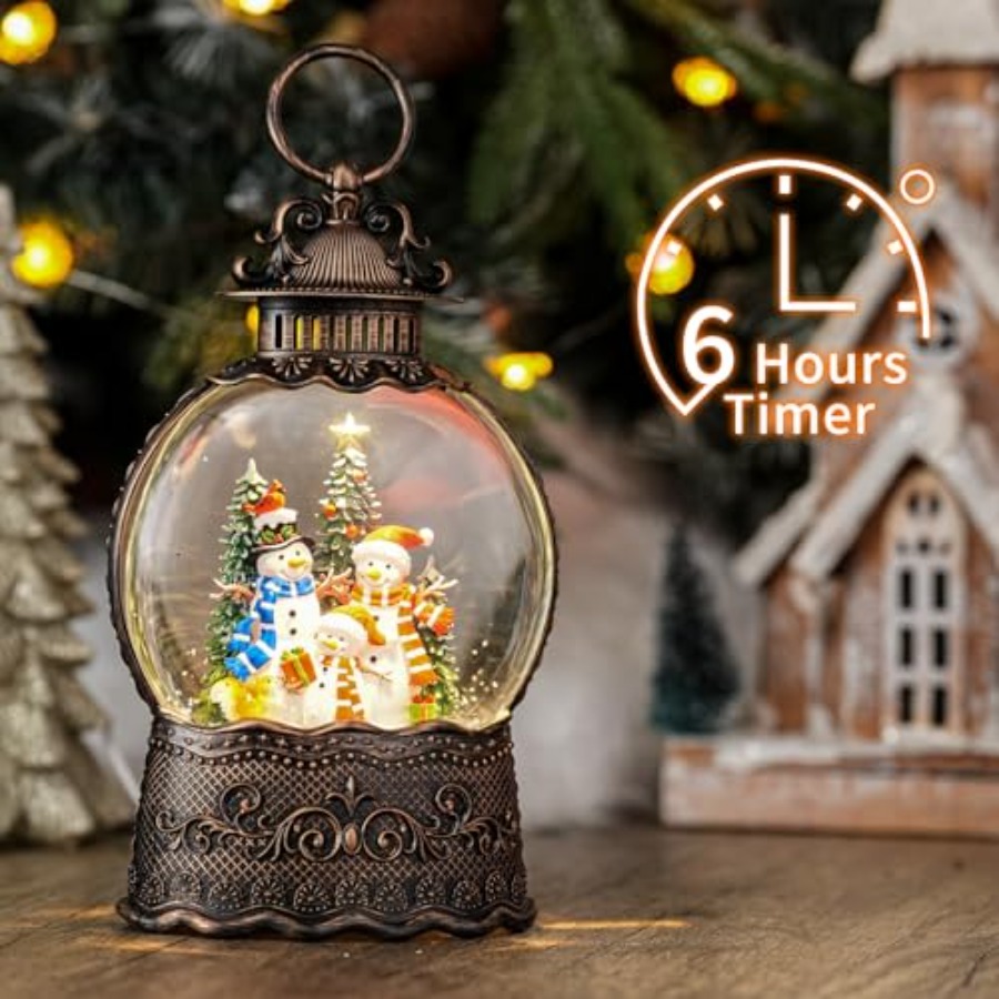 Snow Globe with, Light Up Chri - Snow Globe Musical บทวิจารณ์และราคา