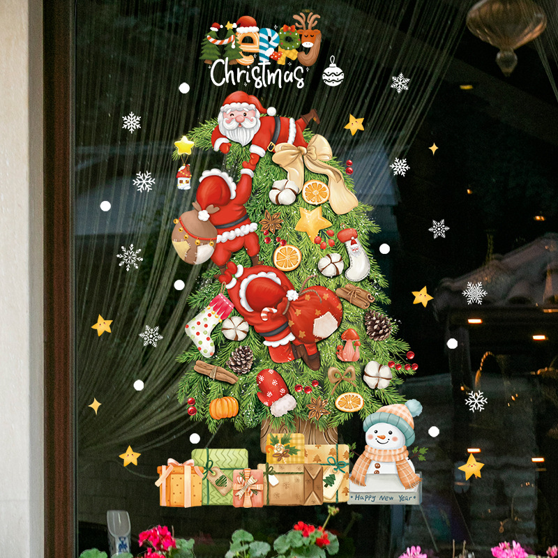 2025 Merry Christmas Window Gl - Snowflake Window Decal บทวิจารณ์และราคา