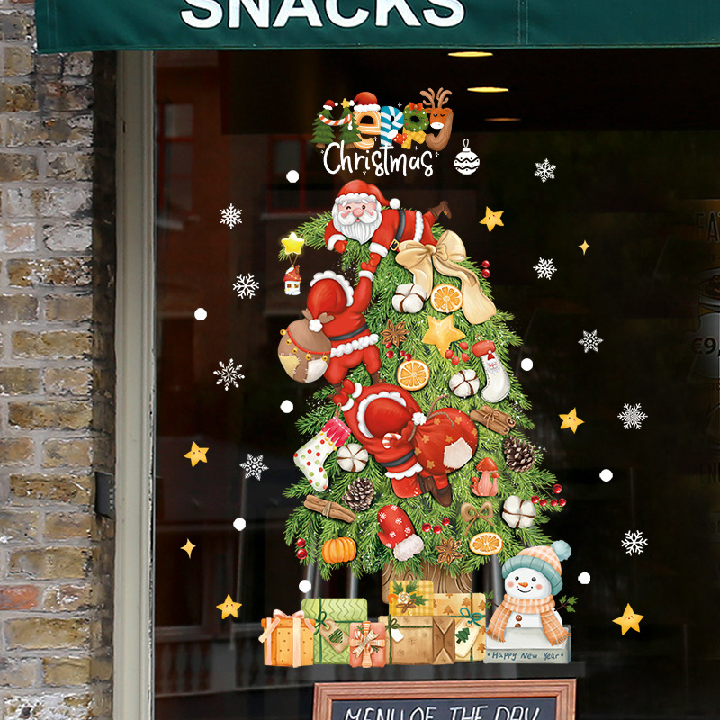 2025 Merry Christmas Window Gl - Snowflake Window Decal บทวิจารณ์และราคา