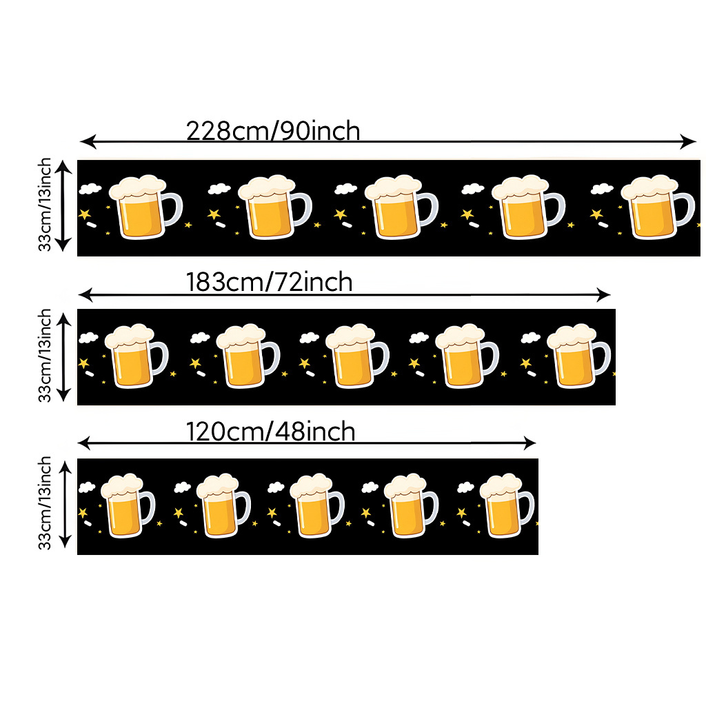 1pc 2D Flat Printed Table Runn - Christmas Table Runner บทวิจารณ์และราคา