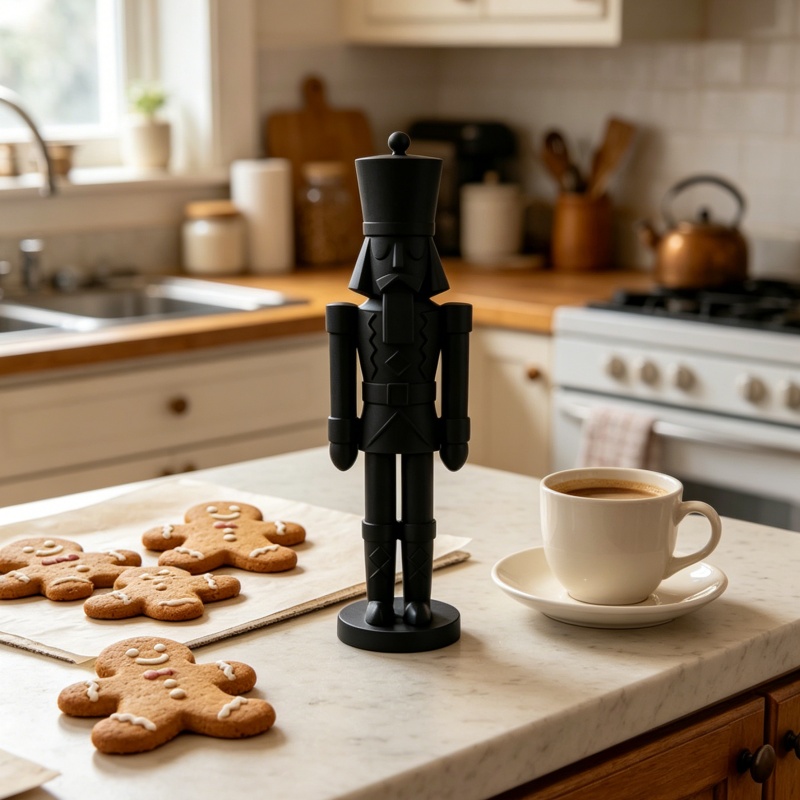 Minimalist Black Nutcracker So - Nutcracker Figurine บทวิจารณ์และราคา