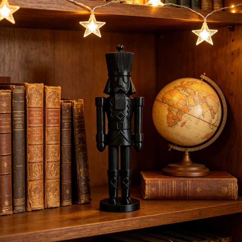 Minimalist Black Nutcracker So - Nutcracker Figurine บทวิจารณ์และราคา