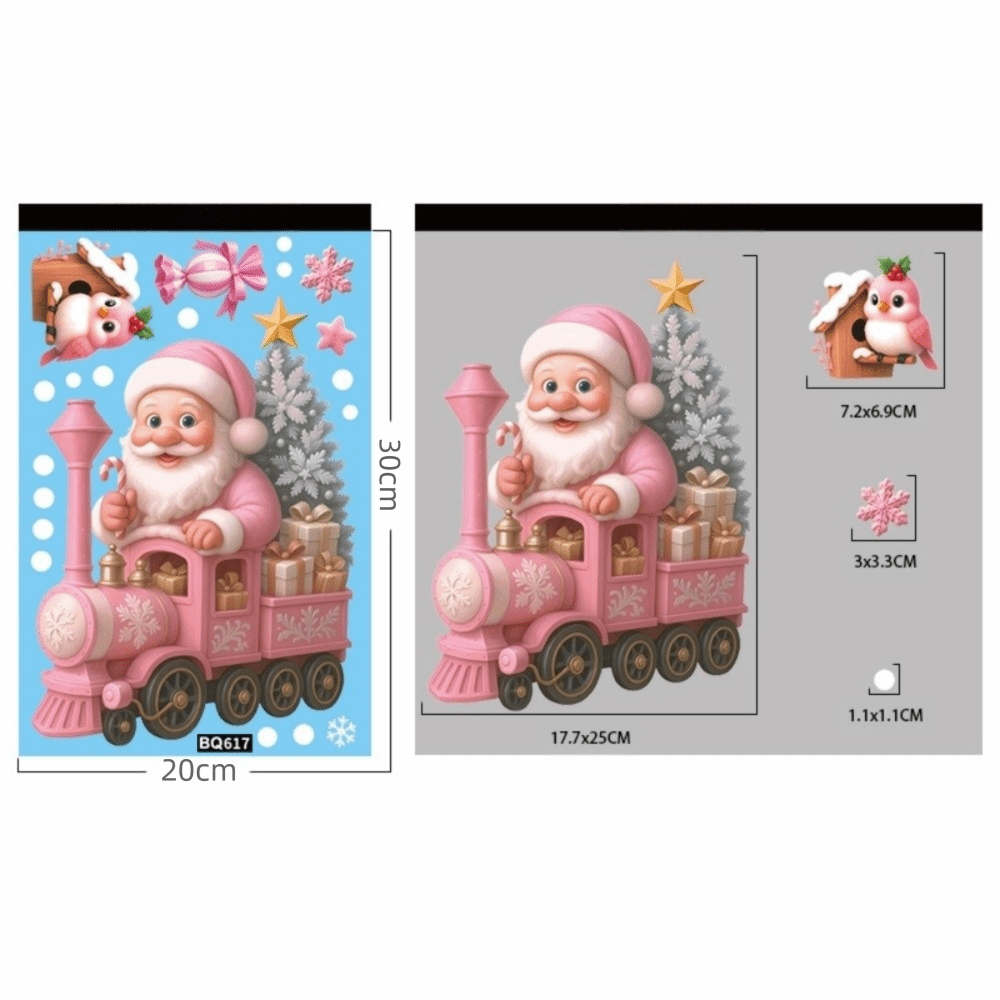 Cartoon PVC Window Stickers Sn - Snowflake Window Decal บทวิจารณ์และราคา