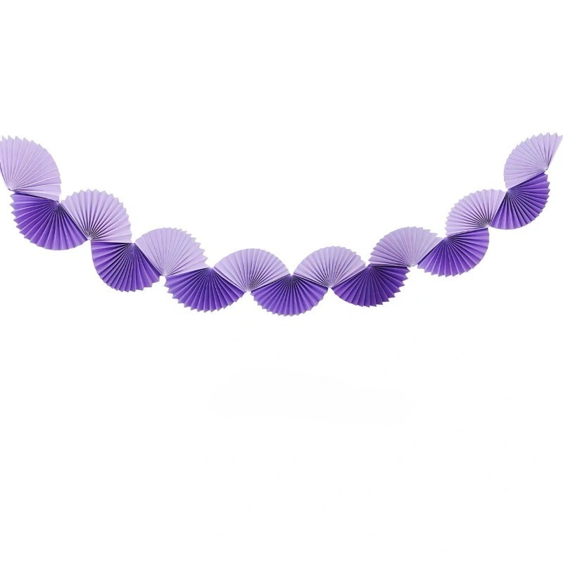 Purple Silver Party Paper 3D F - Tinsel Garland Decoration บทวิจารณ์และราคา