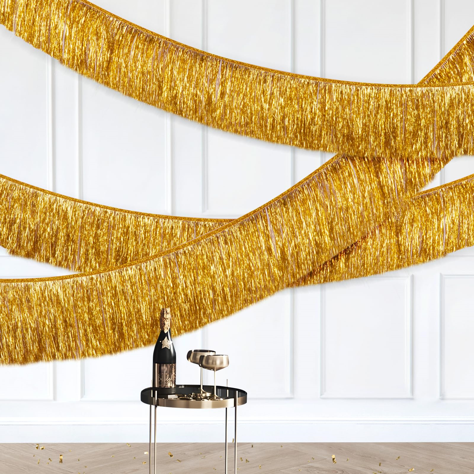 Gold Foil Fringe Garland Party - Tinsel Garland Decoration บทวิจารณ์และราคา