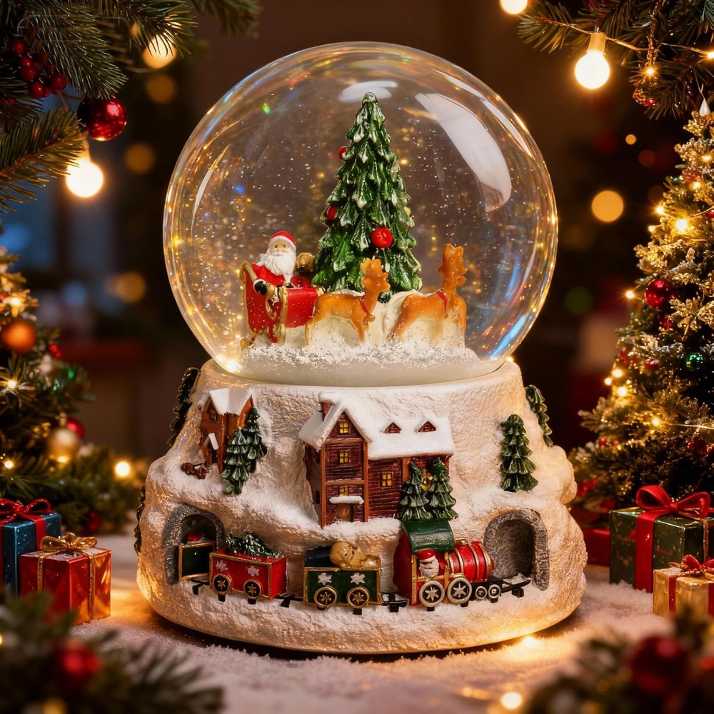 5.9-Inch Musical Snow Globe wi - Snow Globe Musical บทวิจารณ์และราคา