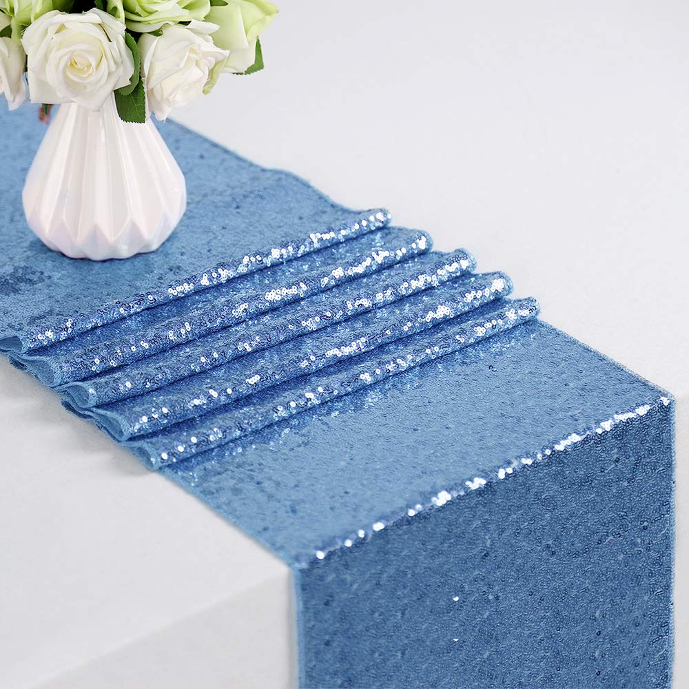 4pcs Glitter Sequin Table Runn - Christmas Table Runner บทวิจารณ์และราคา
