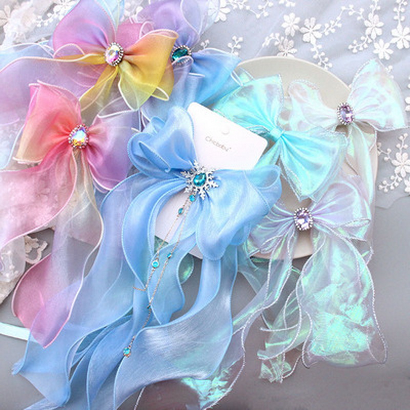 Princess Pompom Hairpins Big B - Ribbon Bow Gift บทวิจารณ์และราคา