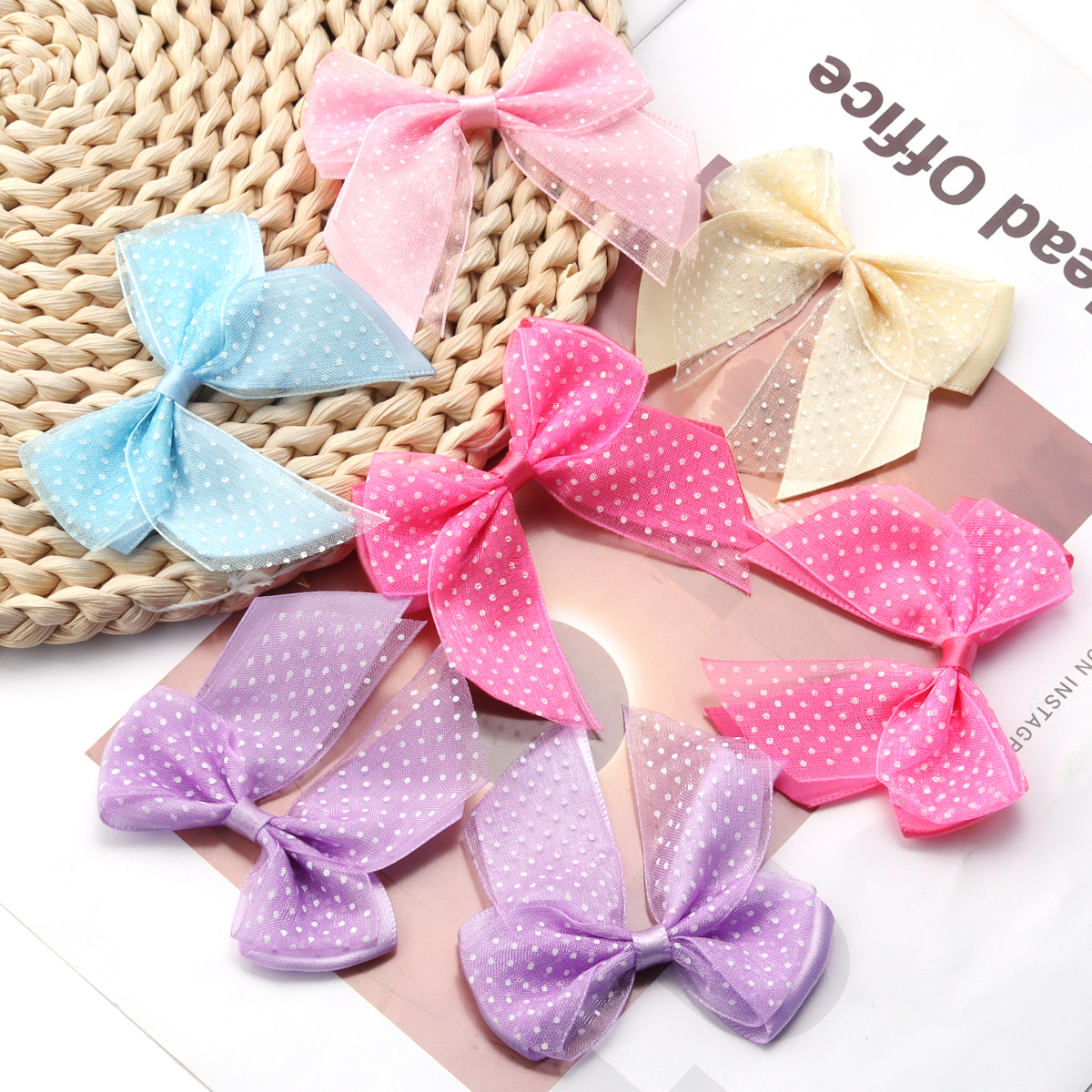 10Pcs/lot Satin Ribbon Bows Pr - Ribbon Bow Gift บทวิจารณ์และราคา