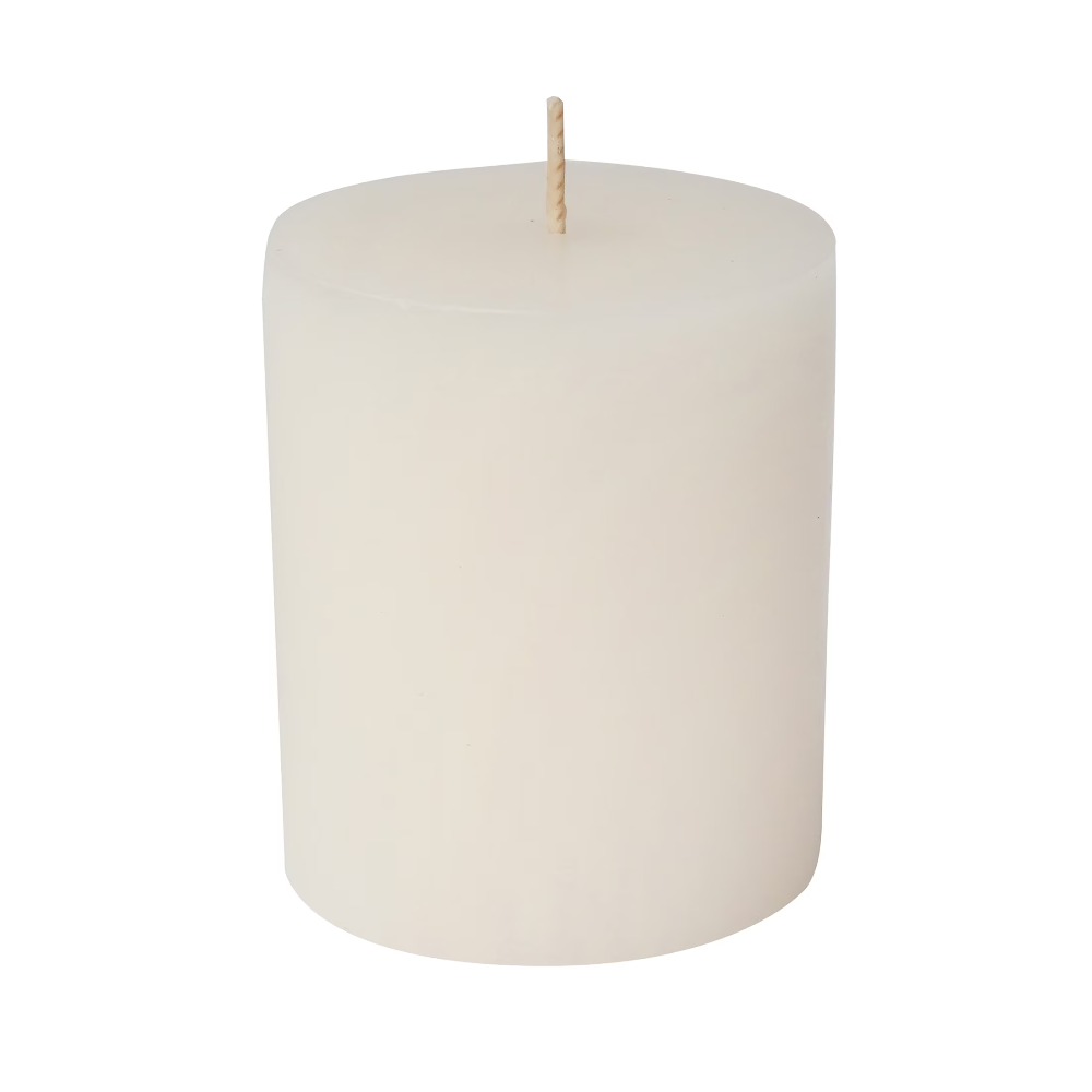 Unscented Ivory Pillar Candle  - Holiday Candle Set บทวิจารณ์และราคา