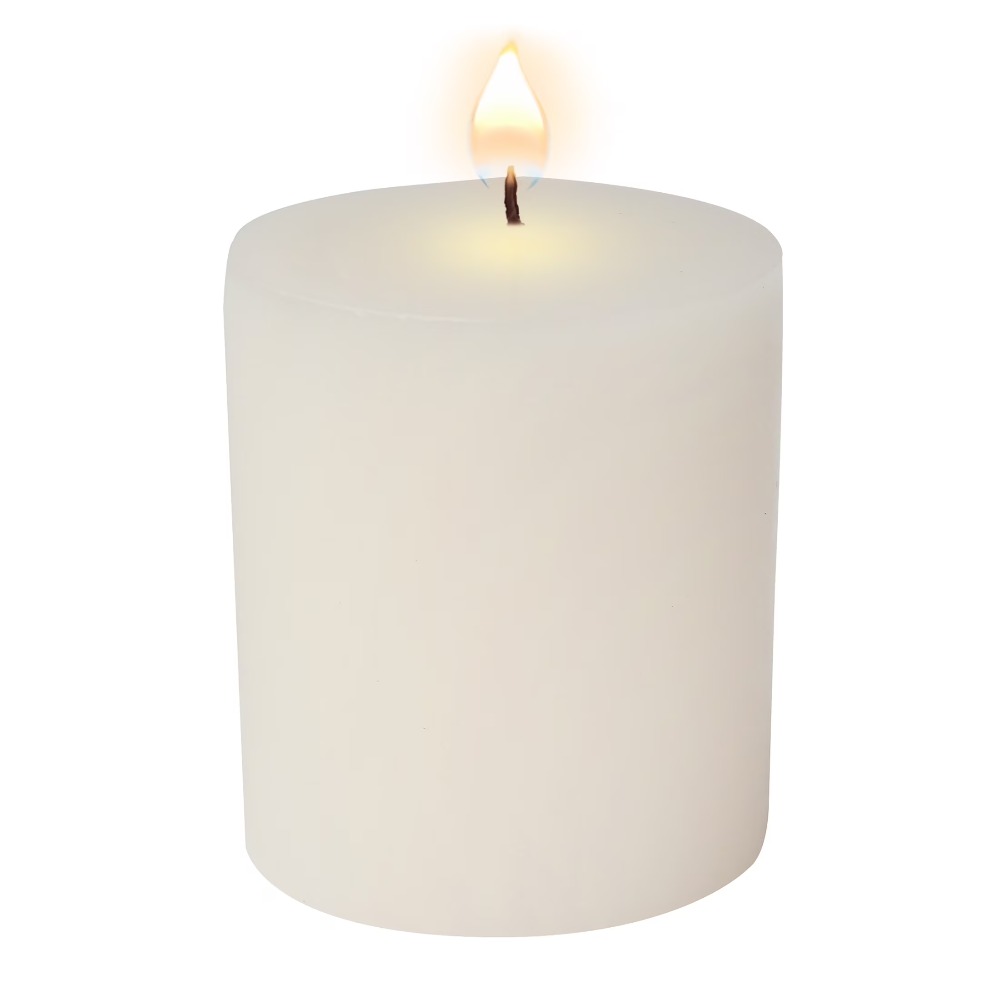 Unscented Ivory Pillar Candle  - Holiday Candle Set บทวิจารณ์และราคา