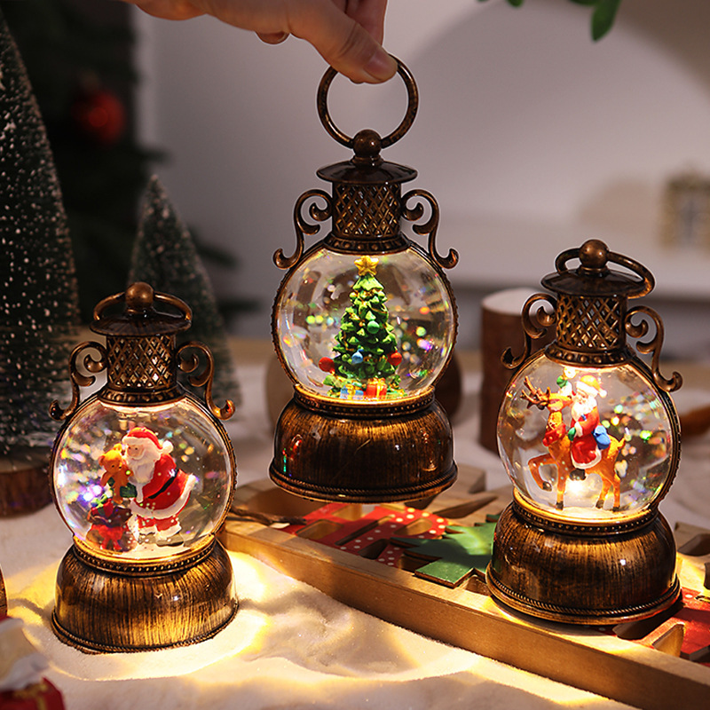 Vintage Style USB Powered Ligh - Snow Globe Musical บทวิจารณ์และราคา