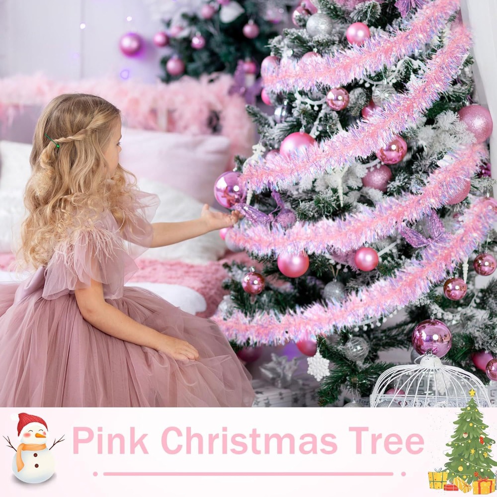 2M/9CM Christmas Decorations S - Tinsel Garland Decoration บทวิจารณ์และราคา