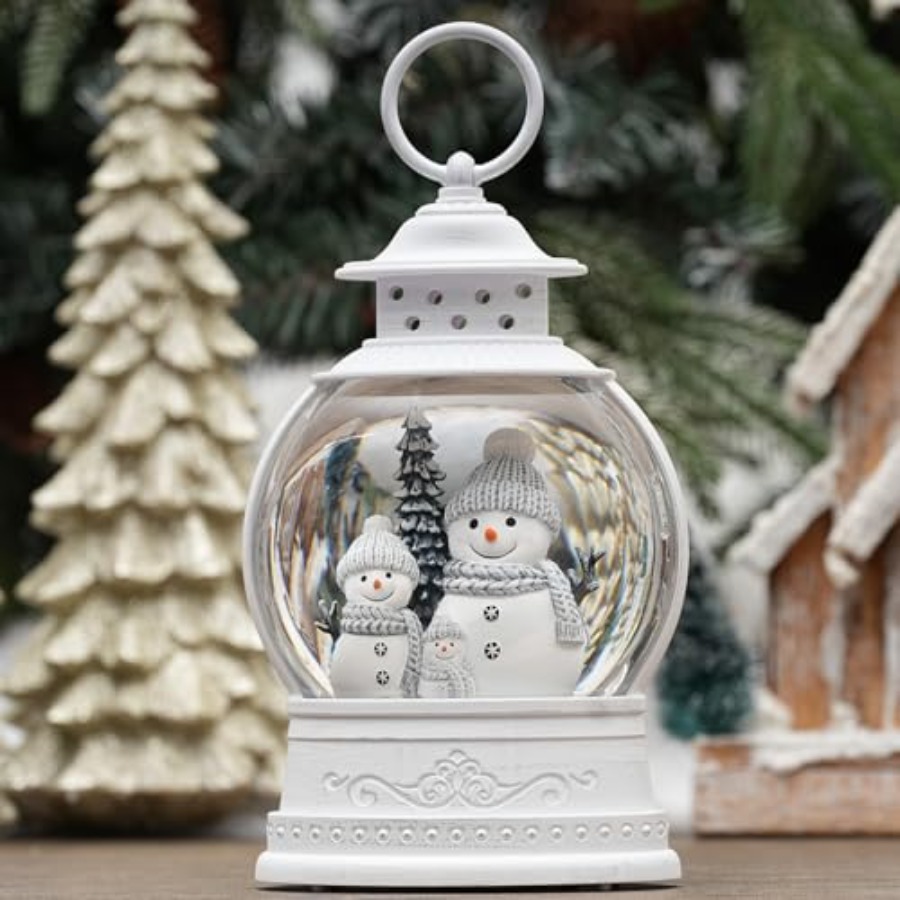 Christmas Snow Globe Lantern M - Snow Globe Musical บทวิจารณ์และราคา