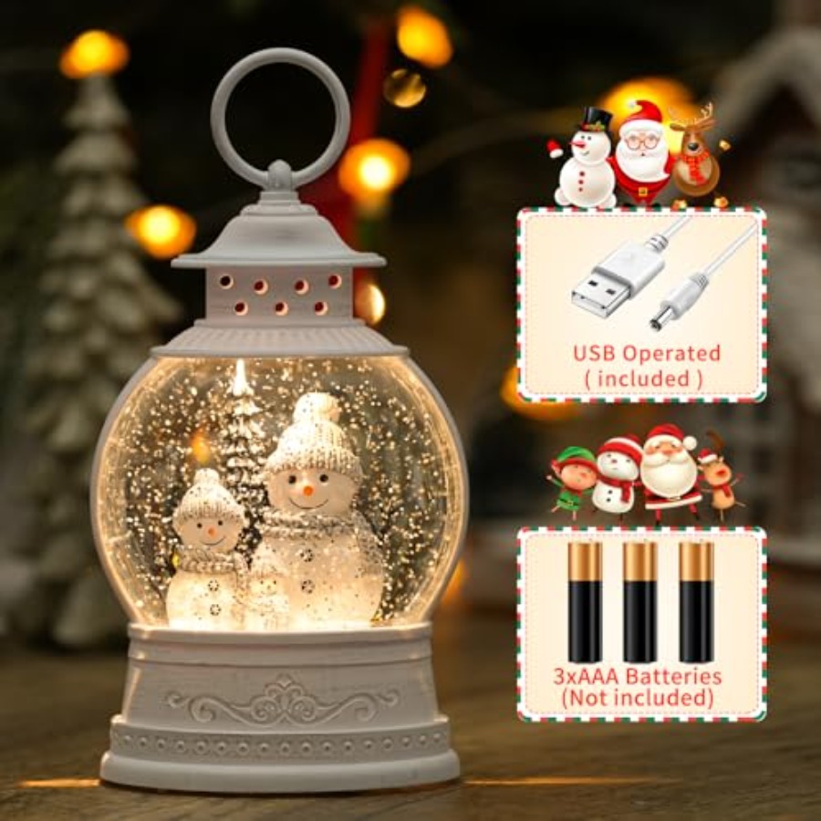 Christmas Snow Globe Lantern M - Snow Globe Musical บทวิจารณ์และราคา
