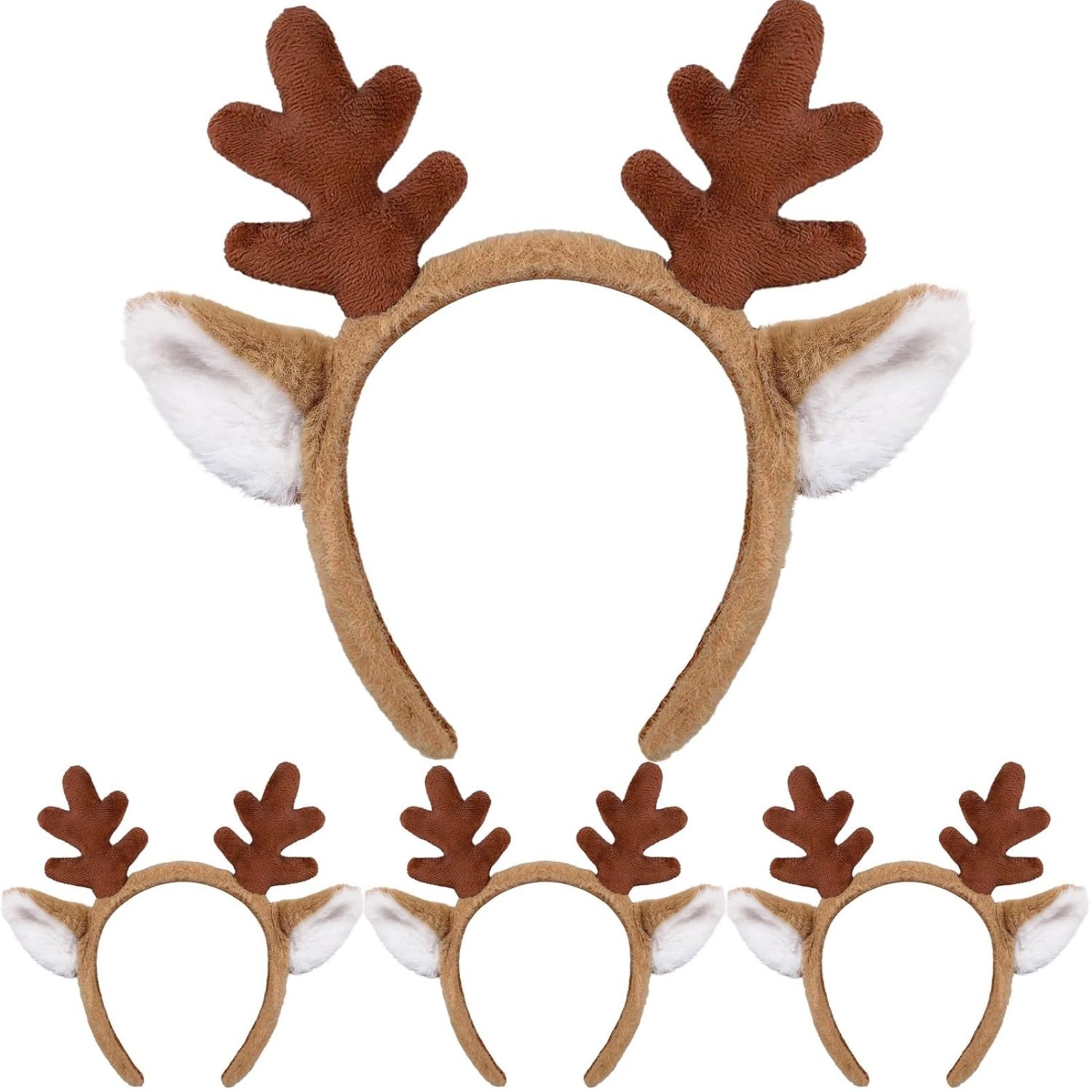 1PC Christmas Reindeer Antlers - Reindeer Antlers Headband บทวิจารณ์และราคา