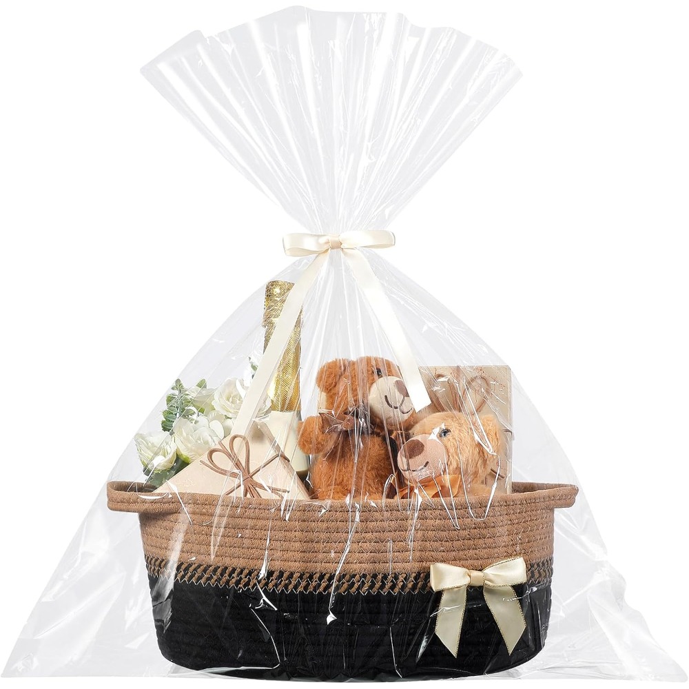 Woven Basket for Gift Empty wi - Gift Box Wrap Set บทวิจารณ์และราคา