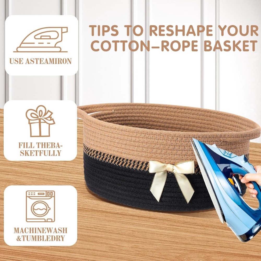 Woven Basket for Gift Empty wi - Gift Box Wrap Set บทวิจารณ์และราคา