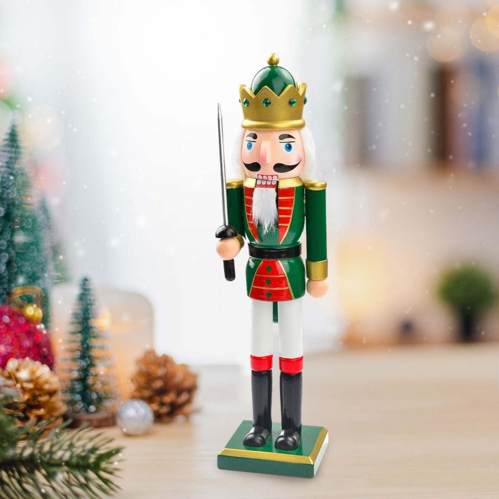 25cm Wooden Christmas Nutcrack - Nutcracker Figurine บทวิจารณ์และราคา