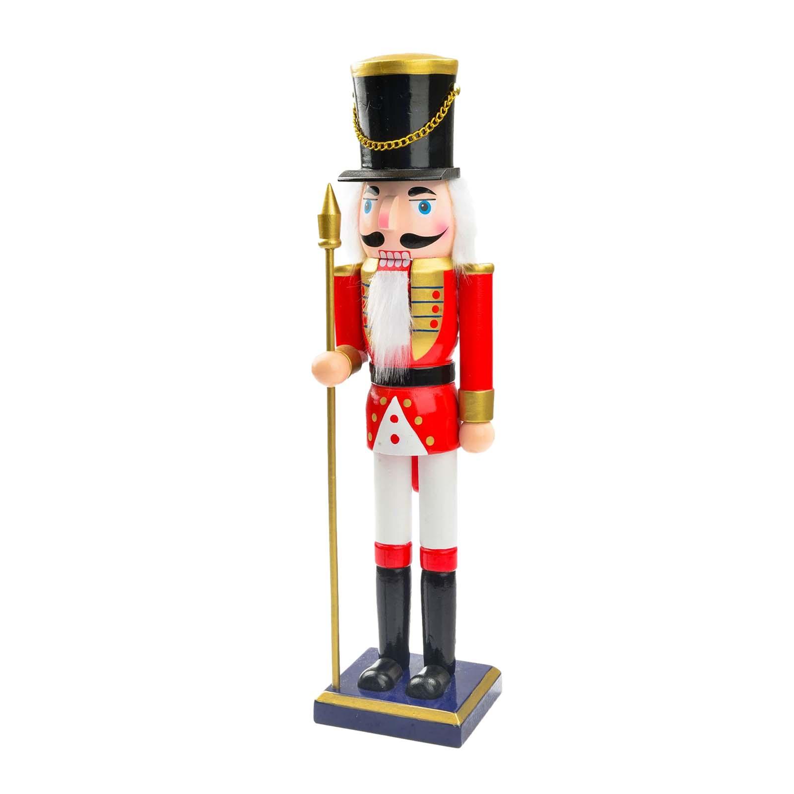 25cm Wooden Christmas Nutcrack - Nutcracker Figurine บทวิจารณ์และราคา
