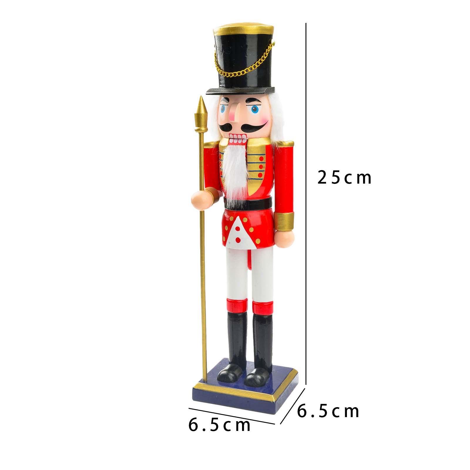 25cm Wooden Christmas Nutcrack - Nutcracker Figurine บทวิจารณ์และราคา