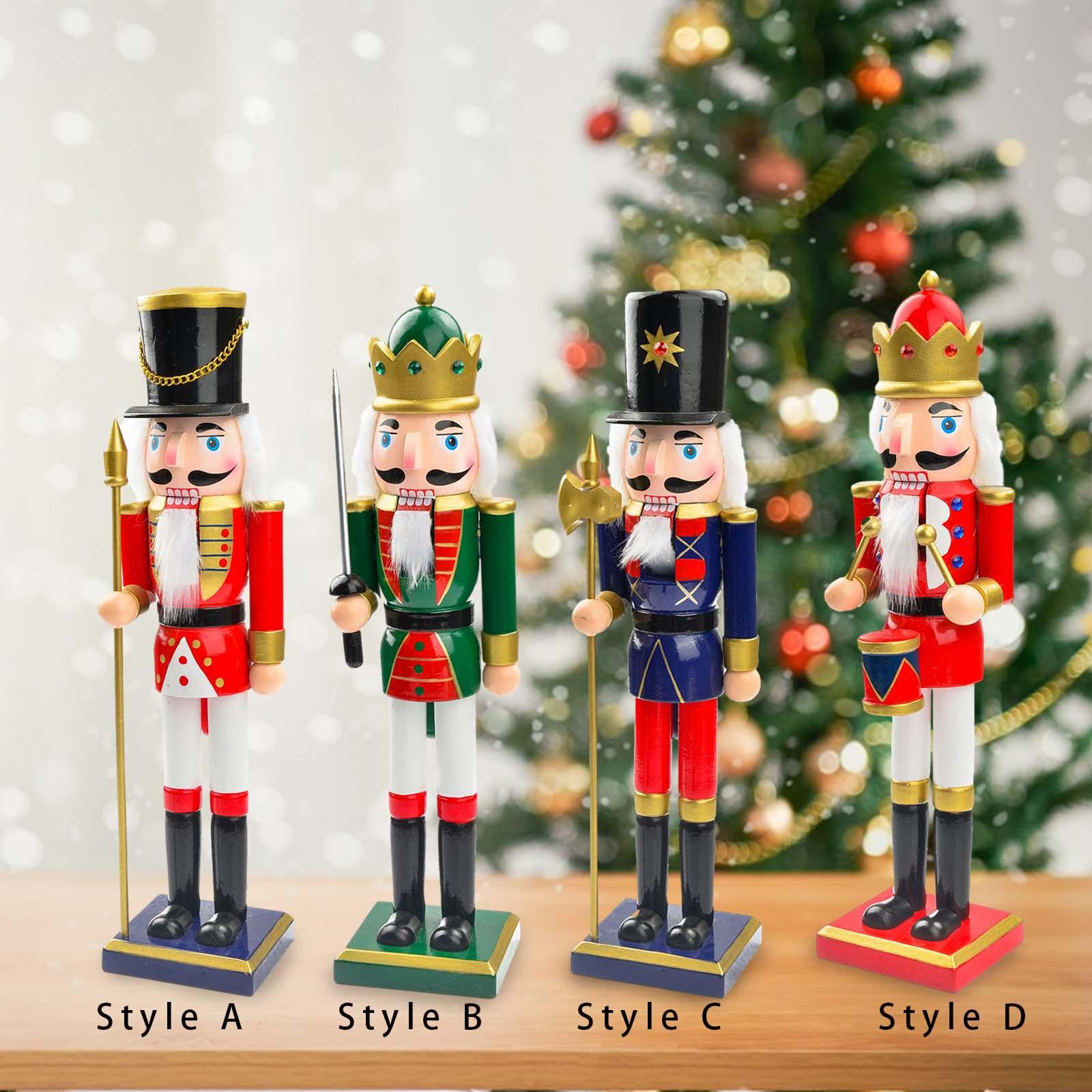 25cm Wooden Christmas Nutcrack - Nutcracker Figurine บทวิจารณ์และราคา