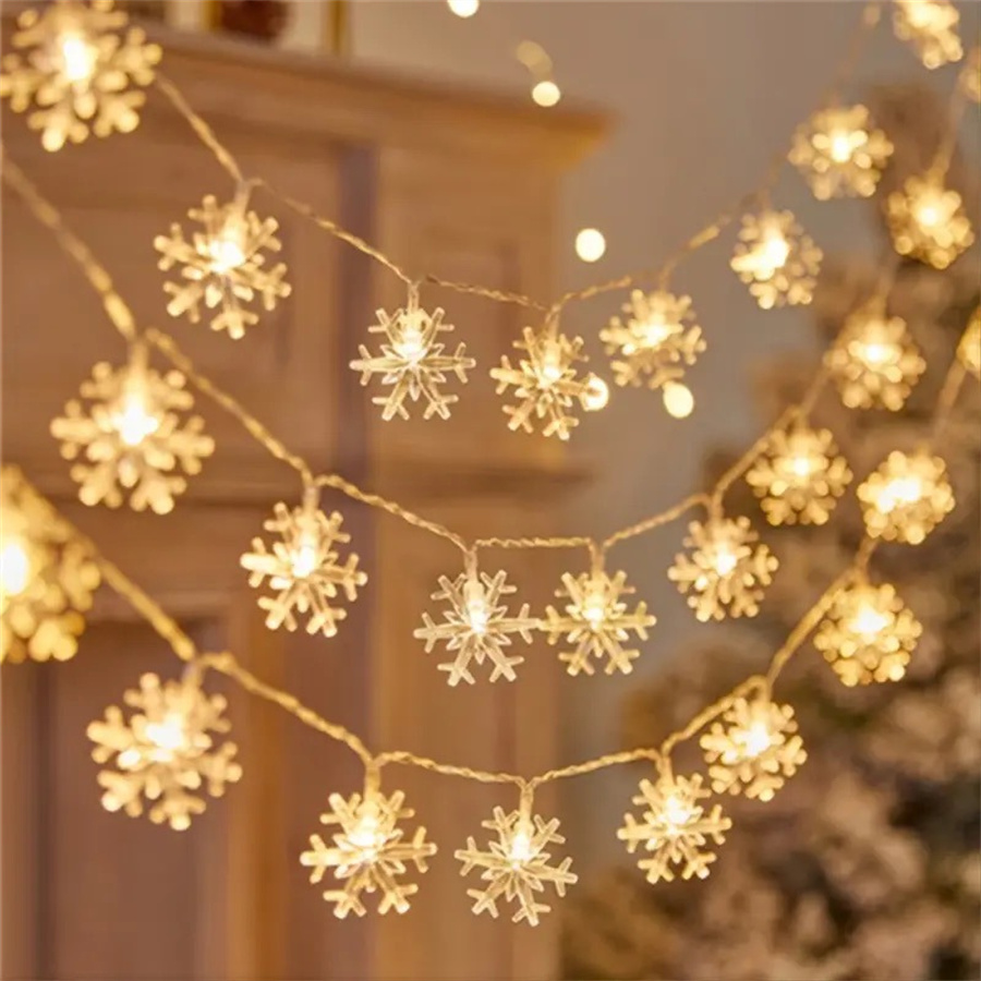 10/20/40 LED Snowflake String  - Led Fairy String Lights บทวิจารณ์และราคา